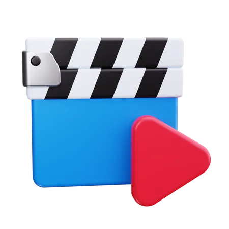 カチンコ  3D Icon