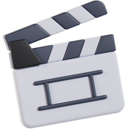 カチンコ  3D Icon