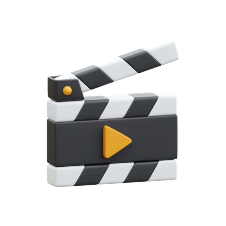 Clapperboard  3D Icon