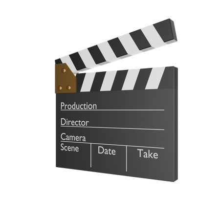 Clapperboard  3D Icon