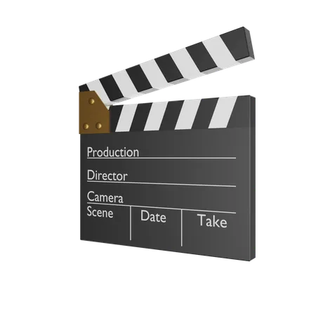 Clapperboard  3D Icon