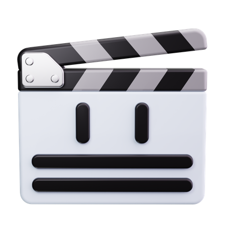 Clapperboard  3D Icon