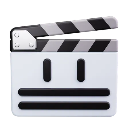 Clapperboard  3D Icon