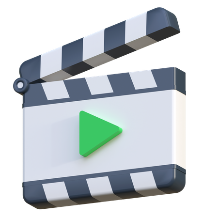 Clapperboard  3D Icon