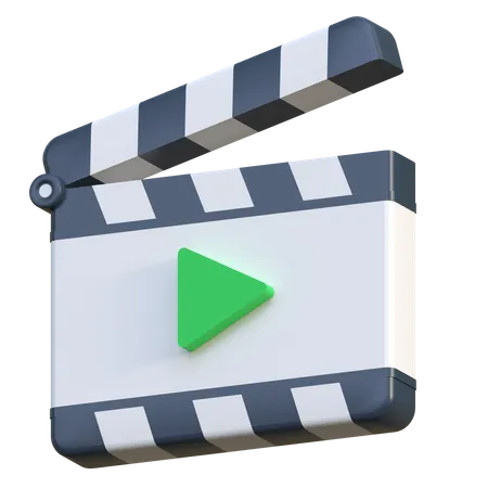 Clapperboard  3D Icon