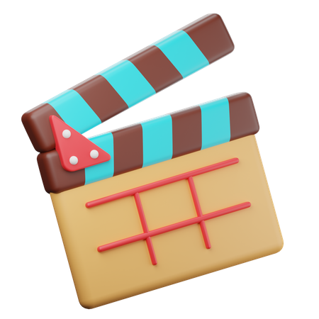 Clapperboard  3D Icon