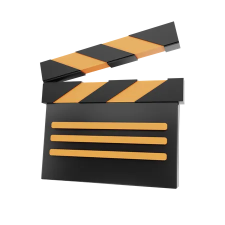 Clapperboard  3D Icon