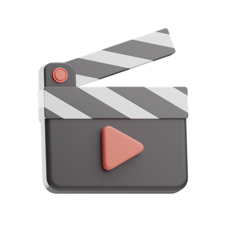 Clapperboard  3D Icon