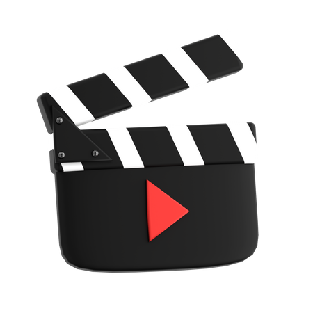 Clapperboard  3D Icon