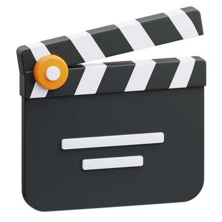 Clapperboard  3D Icon