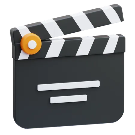 Clapperboard  3D Icon