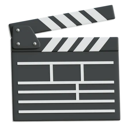 Clapperboard  3D Icon