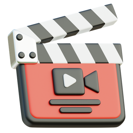 Clapperboard  3D Icon