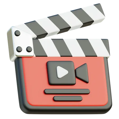 Clapperboard  3D Icon