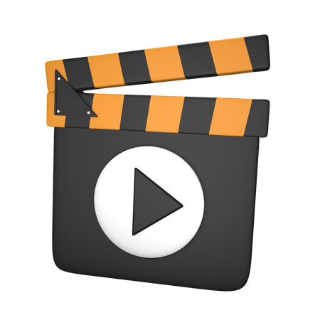 Clapperboard  3D Icon