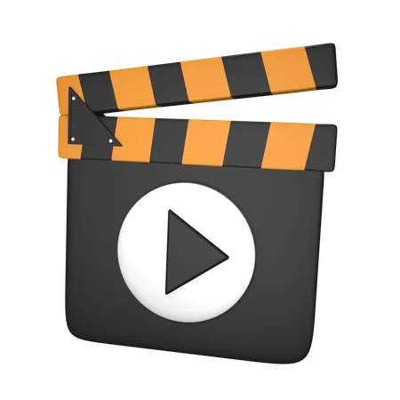 Clapperboard  3D Icon