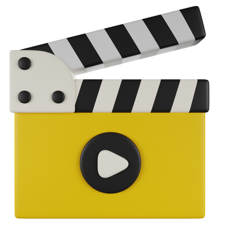 Clapperboard  3D Icon