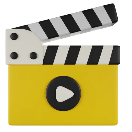 Clapperboard  3D Icon