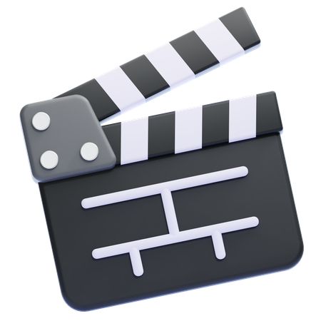 Clapperboard  3D Icon