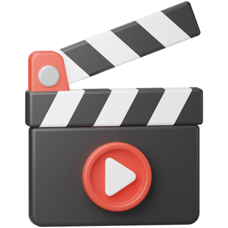 Clapperboard  3D Icon