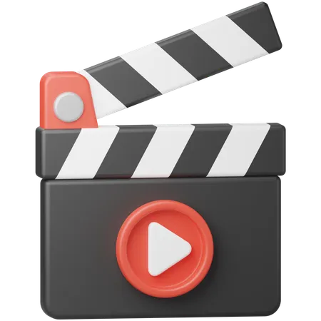 Clapperboard  3D Icon