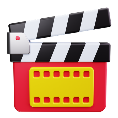 Clapperboard  3D Icon