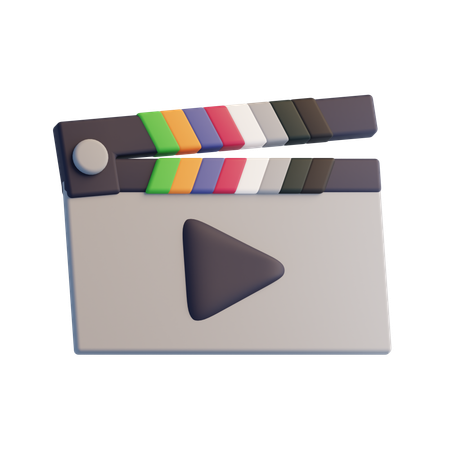 Clapperboard  3D Icon