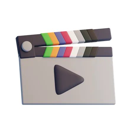 Clapperboard  3D Icon