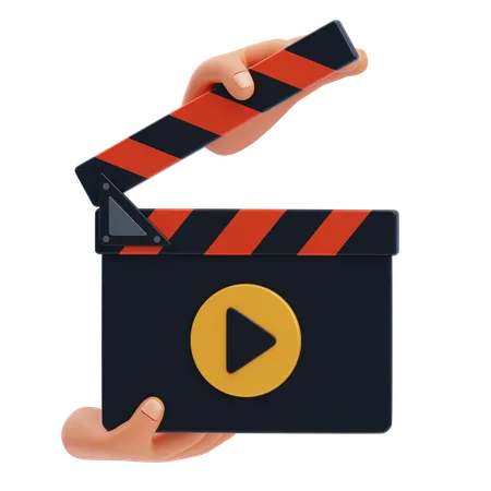 Clapperboard  3D Icon