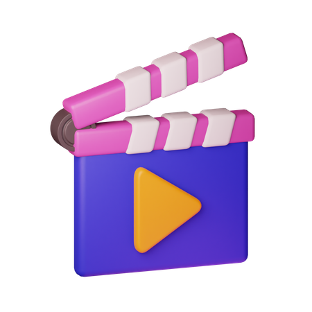 Clapperboard  3D Icon