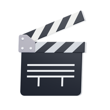 Clapperboard  3D Icon