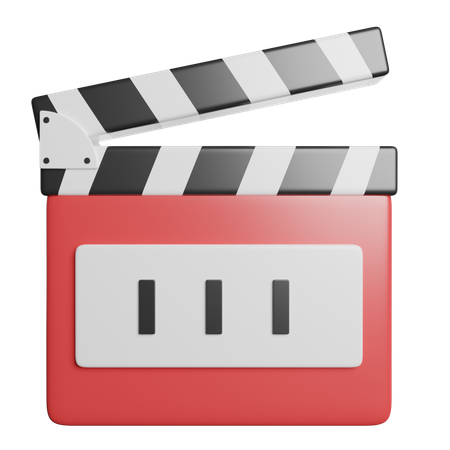 Clapperboard  3D Icon