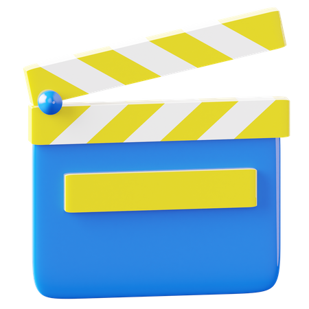 Clapperboard  3D Icon