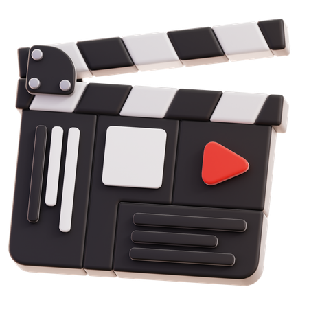 Clapperboard  3D Icon