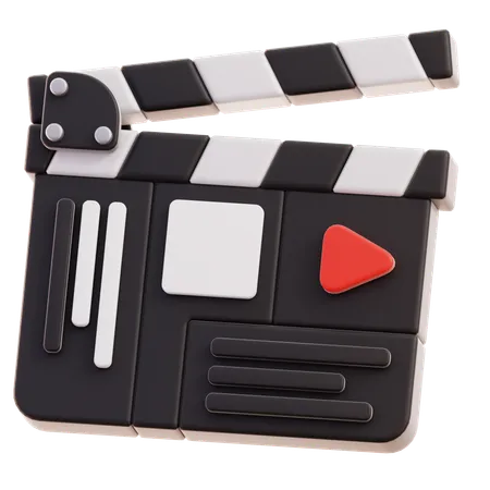 Clapperboard  3D Icon