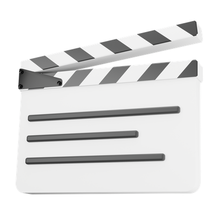 Clapperboard  3D Icon