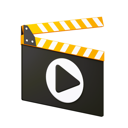 Clapperboard  3D Icon