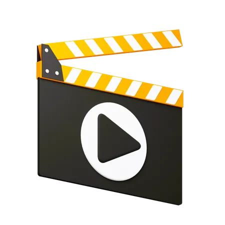 Clapperboard  3D Icon