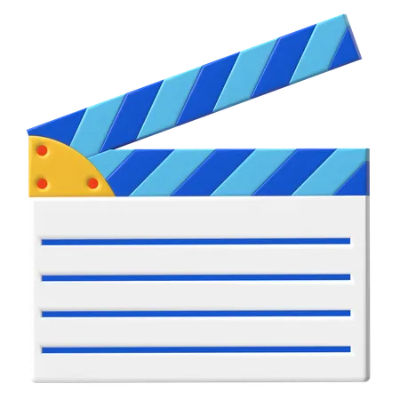 Clapperboard  3D Icon