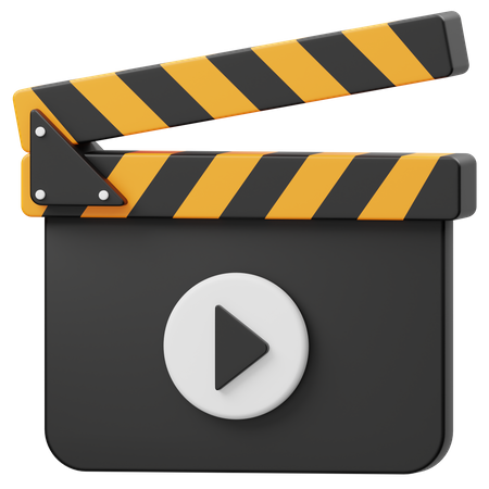 Clapperboard  3D Icon