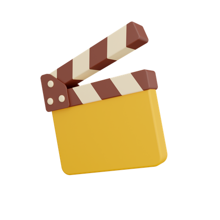 Clapperboard  3D Icon