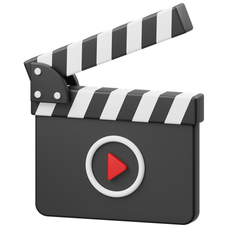 Clapperboard  3D Icon