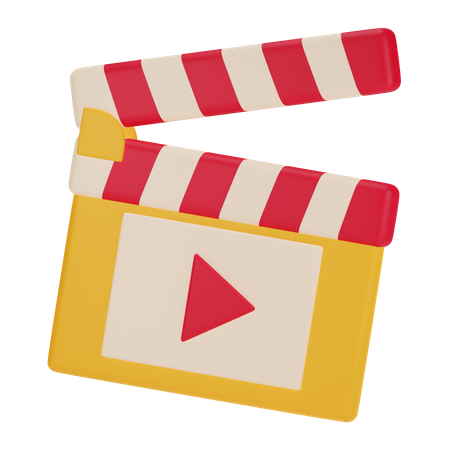 Clapperboard  3D Icon