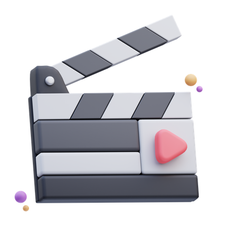 Clapperboard  3D Icon