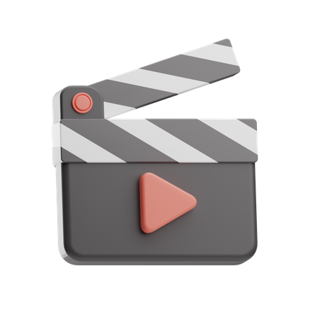 Clapperboard  3D Icon