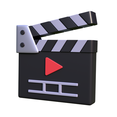 Clapperboard  3D Icon