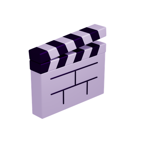 Clapperboard  3D Icon