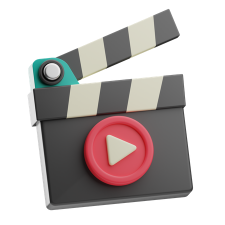 Clapperboard  3D Icon