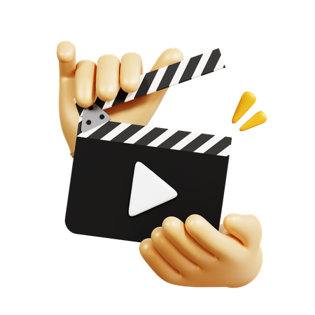 Clapperboard  3D Icon