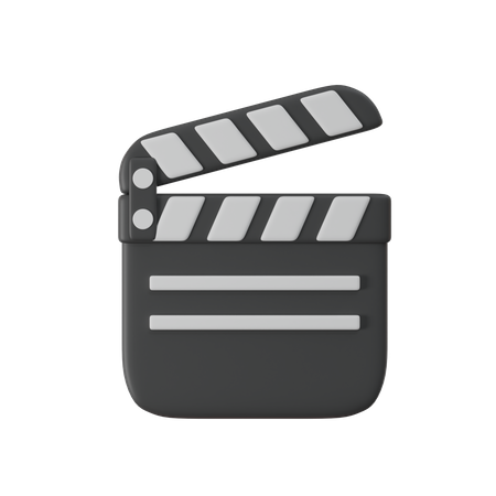 Clapperboard  3D Icon